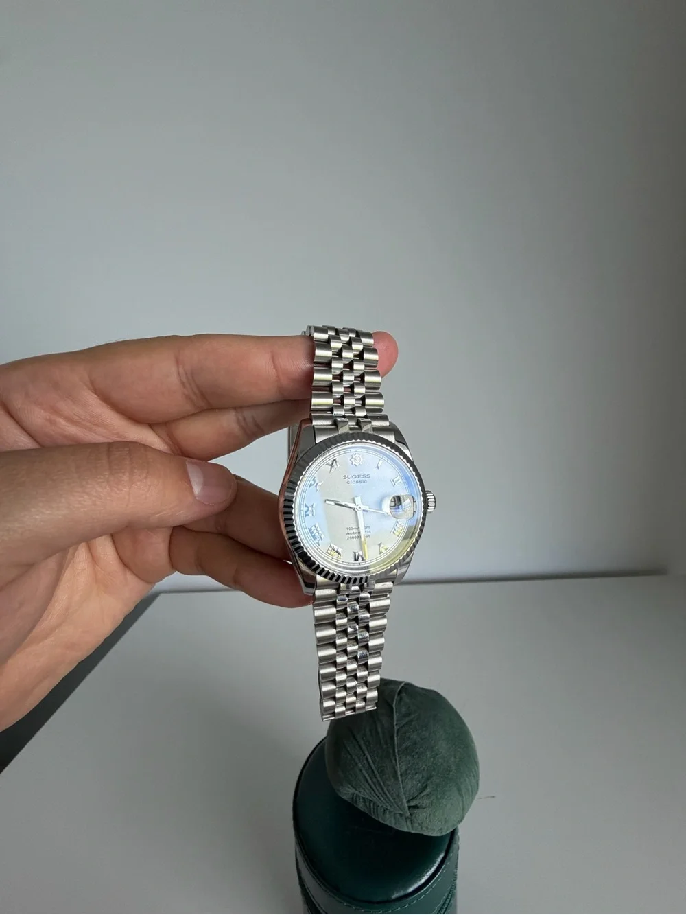 36mm Jubilee Stainless Steel Silver Watch
